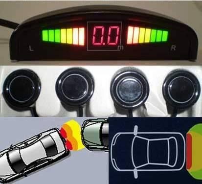 Sensor Estacionamento Ré 4 Sensores instalado