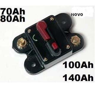 Disjuntor P/ Som Automotivo 40a / 80a / 100a / 140a / 200a