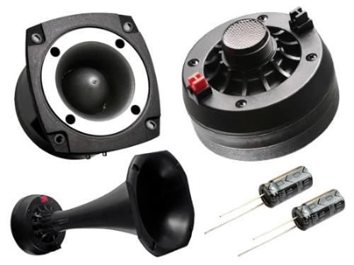 Kit Tsr 120w Driver 5200+ Tweeter 4200+ Capacitores+ Corneta